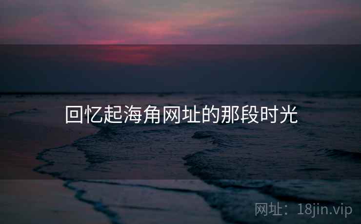回忆起海角网址的那段时光